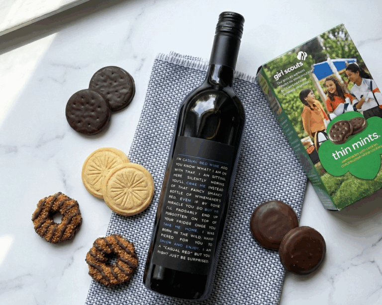 Girl Scout Cookie Wine Pairing | February at Blustone Vineyards